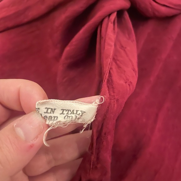 Givenchy red blouse size 8 - Picture 5 of 6